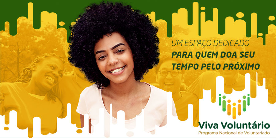 [Banner Twitter] Viva voluntario Um espaço para quem doa seu tempo pelo próximo